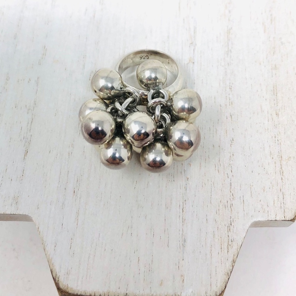 Sterling Silver baubles ring, 24.5g - Picture 5 of 9